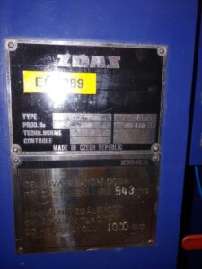 스탬핑 프레스 Zdas PKZZ 1000 - 1000 톤 (ID:75799) - Dabrox.com