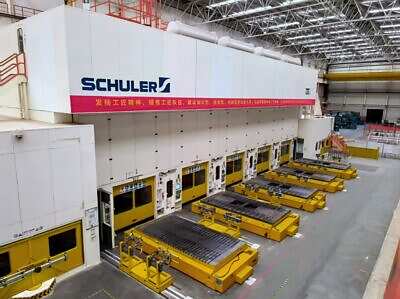 스탬핑 라인 Schuler G1 5P/7300 - 7300 톤 (사진 5)