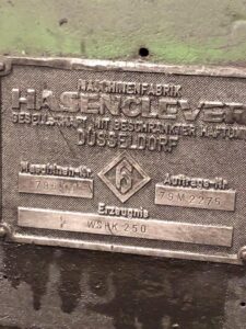 업 세터 단조 Hasenclever WSHK 250 - 250 톤 (ID:76066) - Dabrox.com