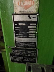 마찰 프레스 Ficep PVM 280 - 800 톤 (ID:76255) - Dabrox.com