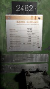 마찰 프레스 Weingarten PA 160 - 250 톤 (ID:S85930) - Dabrox.com