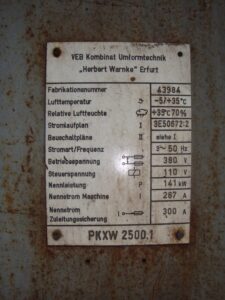 열간단조 프레스 Erfurt PKXW 2500.1 - 2500 톤 (ID:S86161) - Dabrox.com
